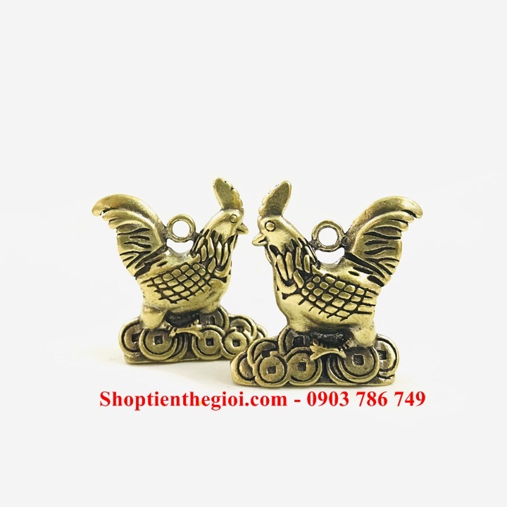 Móc Khóa Tượng Đồng Con Gà - SP005222